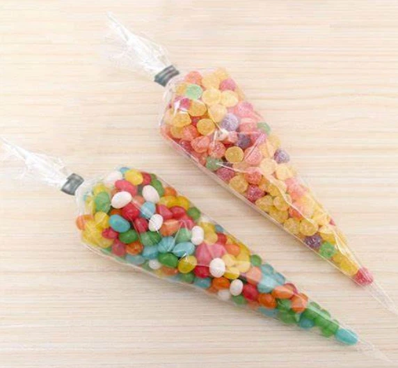 Harga Diskaun Beg Pembungkusan Plastik Bentuk Kon