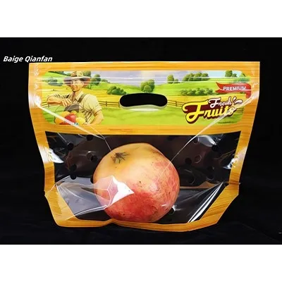 Pembungkusan kantung plastik adat pembungkusan beg beg plastik mudah alih untuk membungkus beg sayur buah pisang dengan tangan