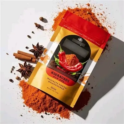 Zipper Resealable - Percetakan Saiz & Logo Custom (MOQ 500pcs) untuk beg pembungkusan rempah makanan yang selamat