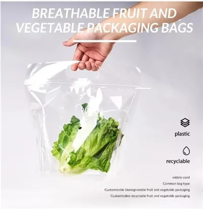 Beg Buah-buahan Uncang Sayur WWholesale Dengan Pakej Lubang Tersuai