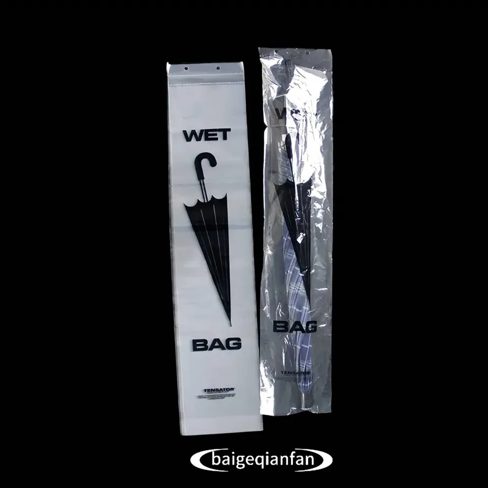 Beg pembungkusan payung plastik telus
